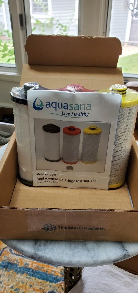 Aquasana 3-Stage Under Counter Filter Replacement Cartridges