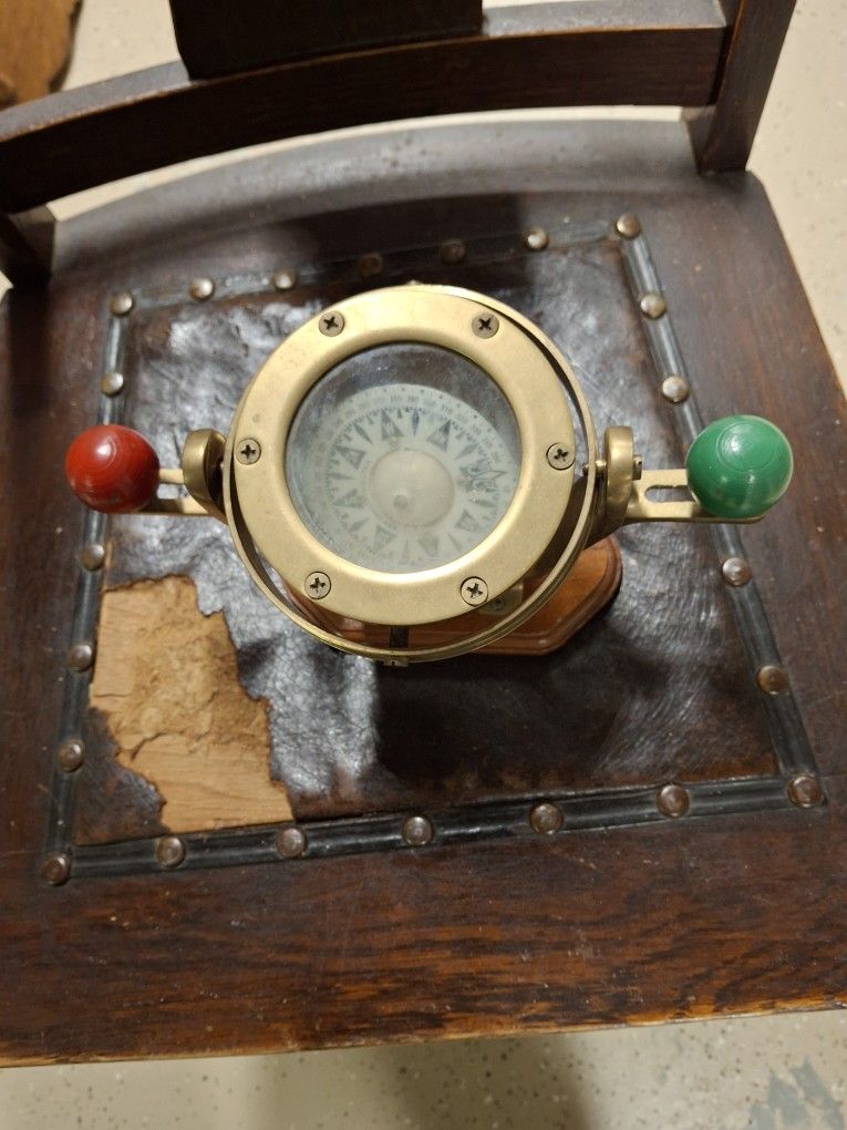 Antique Nautical Ship Compass