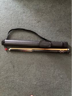 Pool Stick with leather case
