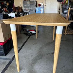 ANFALLARE / HILVER Desk, bamboo, 55 1/8x25 5/8 "