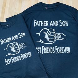 Father And Son Heat Transfer Prints Or T Shirt