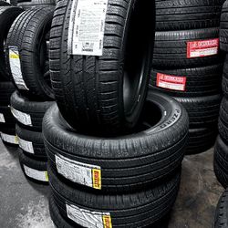SET OF  NEW TIRES 215/55/17 PIRELLI PZERO ALL SEASON INCLUDING MOUNT AND BALANCE 
