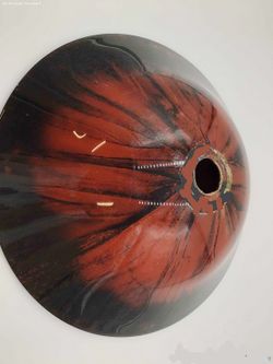 Glass Sink Ruby Red With Shipping Box