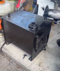 Hydraulic Reservoir Tank with Filter and internal baffle plate