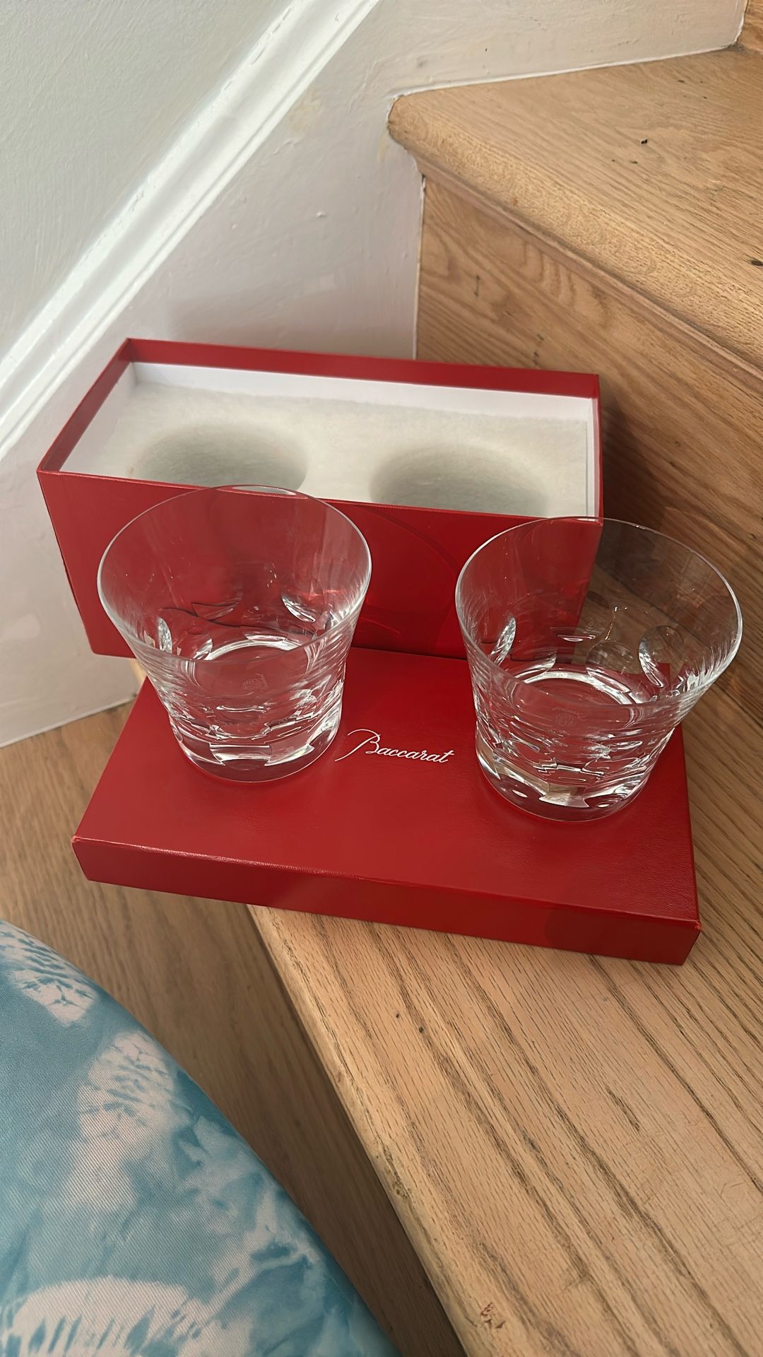 Baccarat Beluga double Old-fashioned Tumblers Set Of 2 