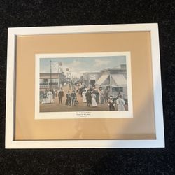 Framed Boardwalk Print of Ocean City, NJ
