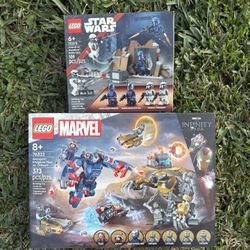 marvel 76322 & star wars 75373