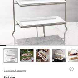 2 Tier Serving Trays From Crate & Barrel 