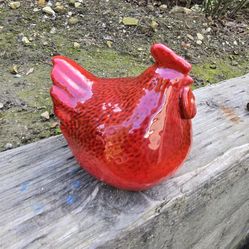 Farmhouse Country Ceramic Hen