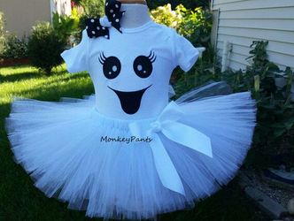 Halloween Tutu Set - Cute Ghost costume