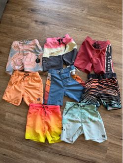 Boys vissla and billabong board shorts