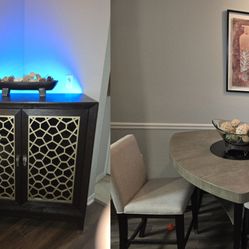 Dining room table wine bar Rooms to go