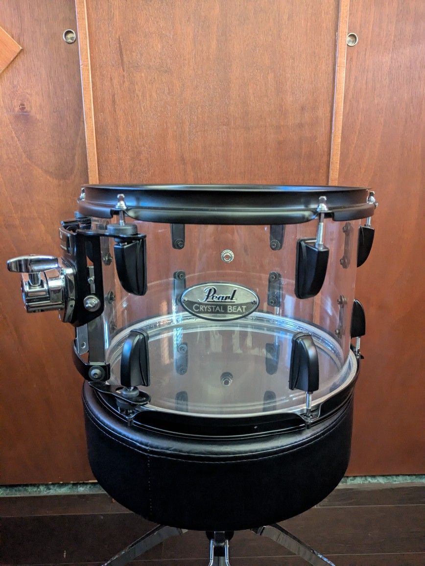 Pearl Crystal Beat Clear Acrylic 12x8" Drum Tom