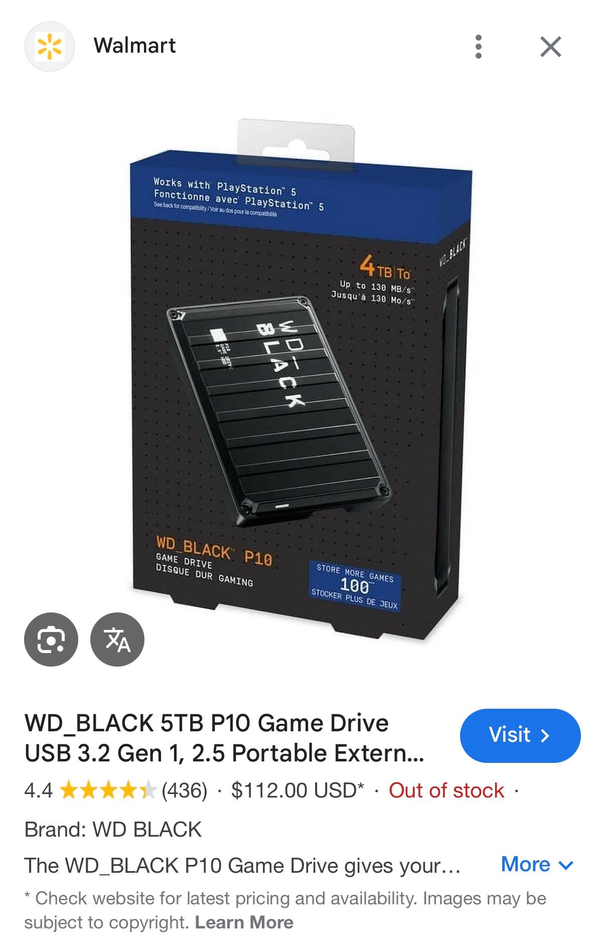 WD_Black External Hard Drive 5TB Brand New Sealed!!