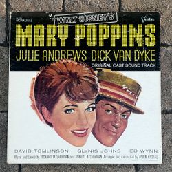 Mary Poppins Soundtrack Vinyl LP Record 