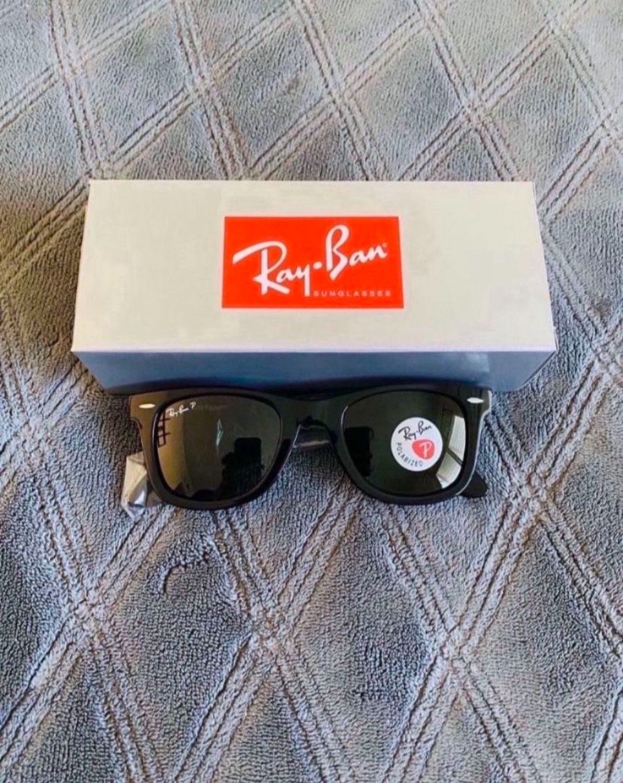 RayBan WAYFARER POLARIZED 50mm Sunglasses AUTHENTIC