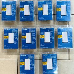 Lot of 10 *BRAND NEW* Lutron (DVSTV-453PH-WH) Diva 0–10 V Control Dimmer