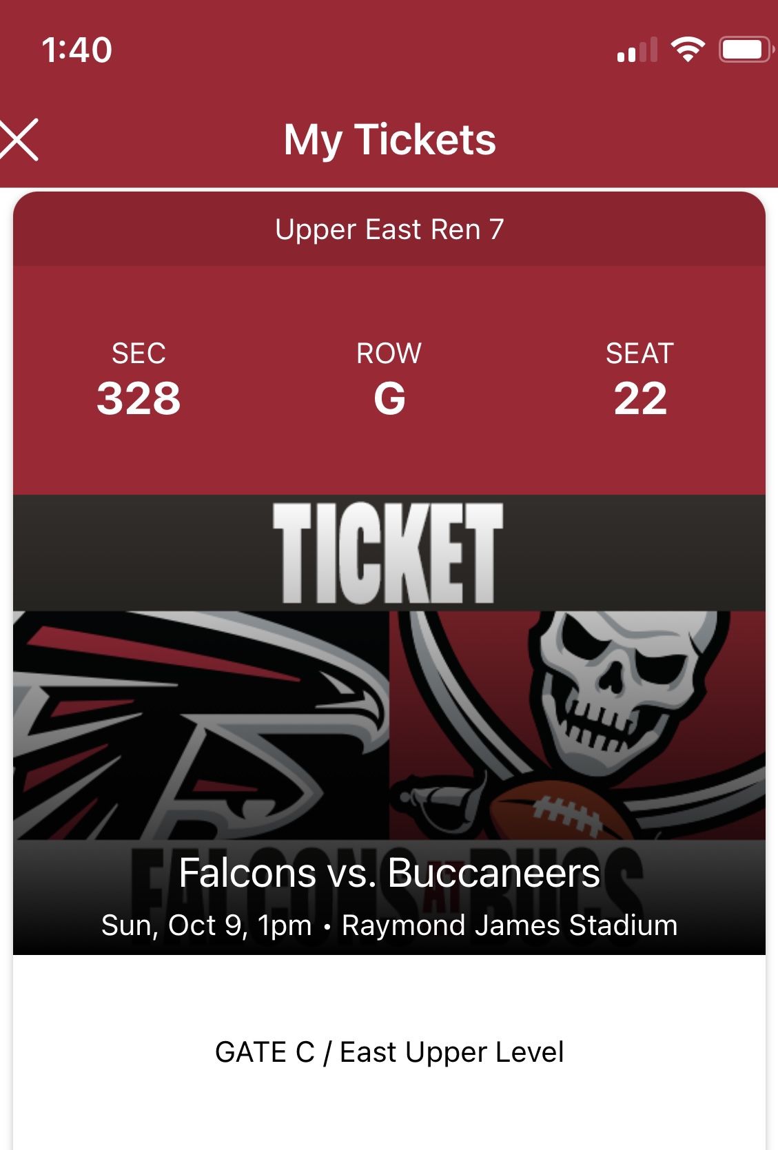Bucs vS Falcons