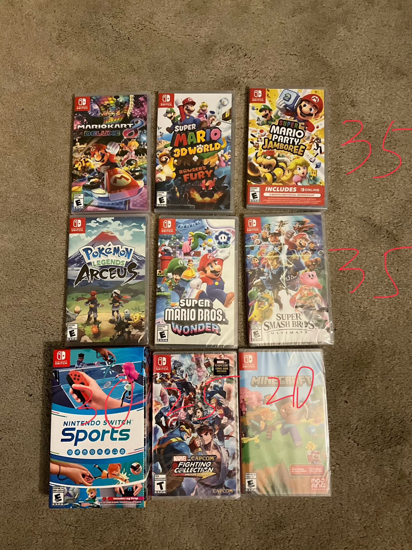Nintendo Switch Games Brand New Sealed