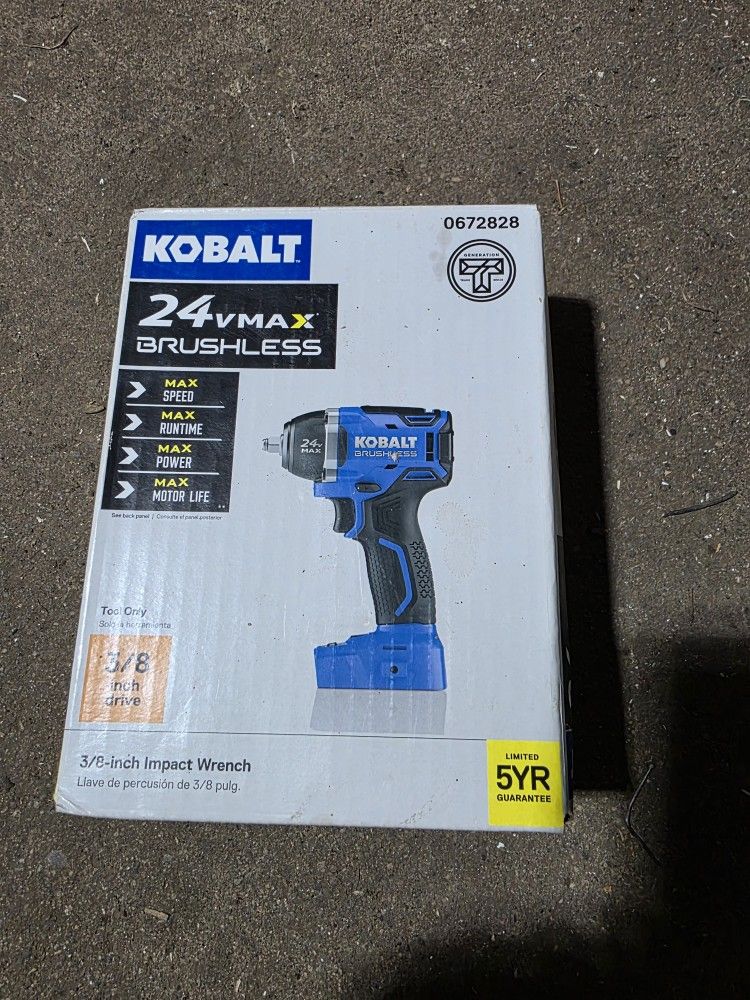 Kobalt 24v Brushless 3/8 Impact Driver New
