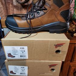 RED WING 2436 Alloy  Safety Toe Waterproof Work Boots 