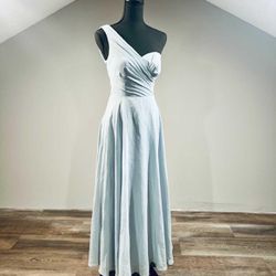 Dusty Blue Bridesmaid Dress - Size 0
