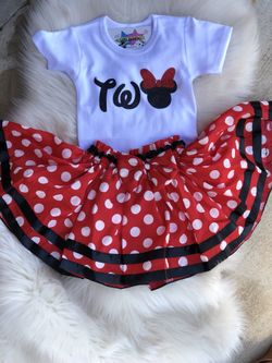 2nd Birthday tutu skirt set