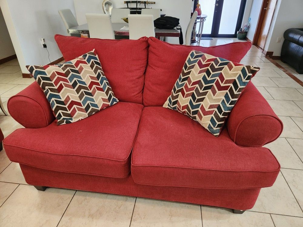 Living Room In Red, Juego De Sala