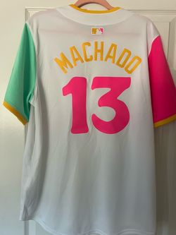 Nike Adult San Diego Padres City Connect White Manny Machado #13 Limited Edition