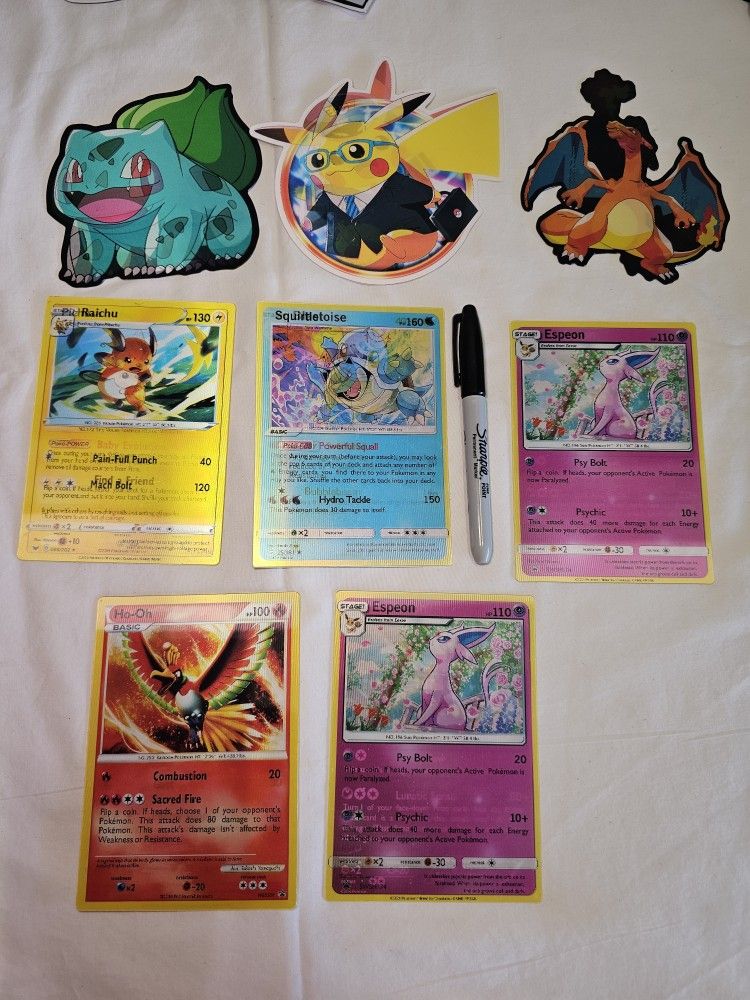 3D Pokemon Hard Stickers (Price for Each)