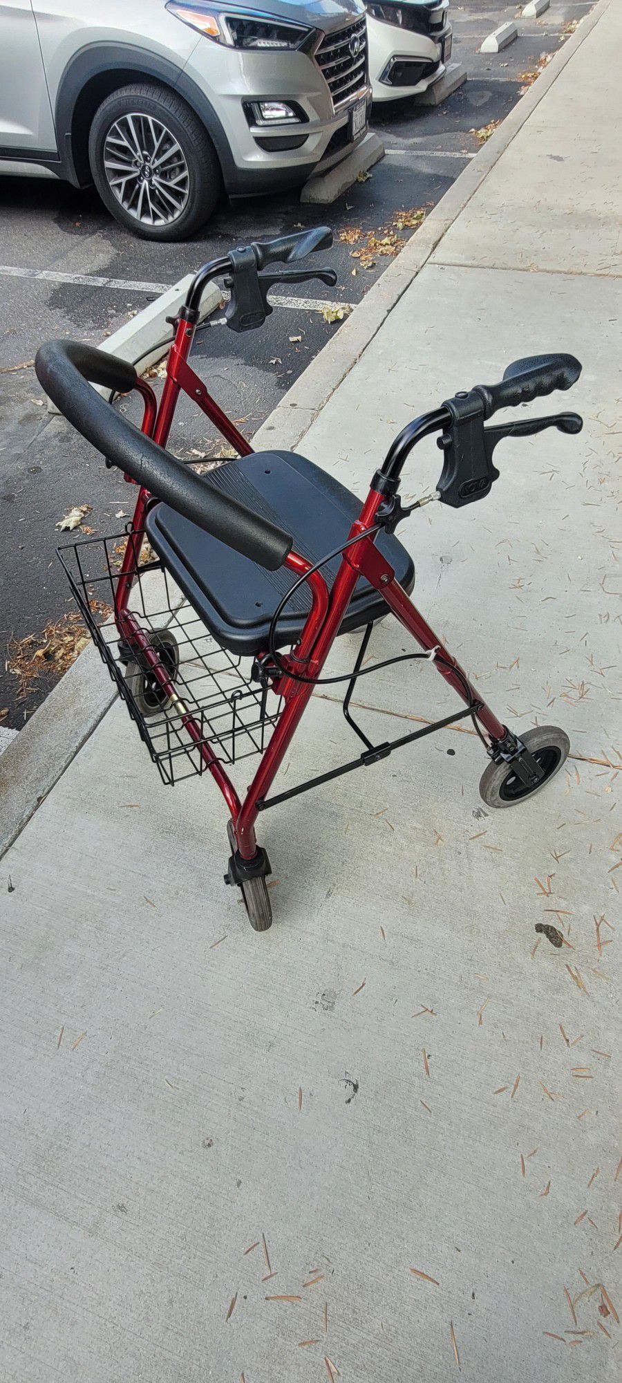 Semi-New Adult Walker With Basket 