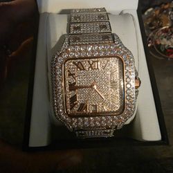 💎 “Moissanite VVS Ice Watch – Guaranteed Shine, Perfect Gift!”