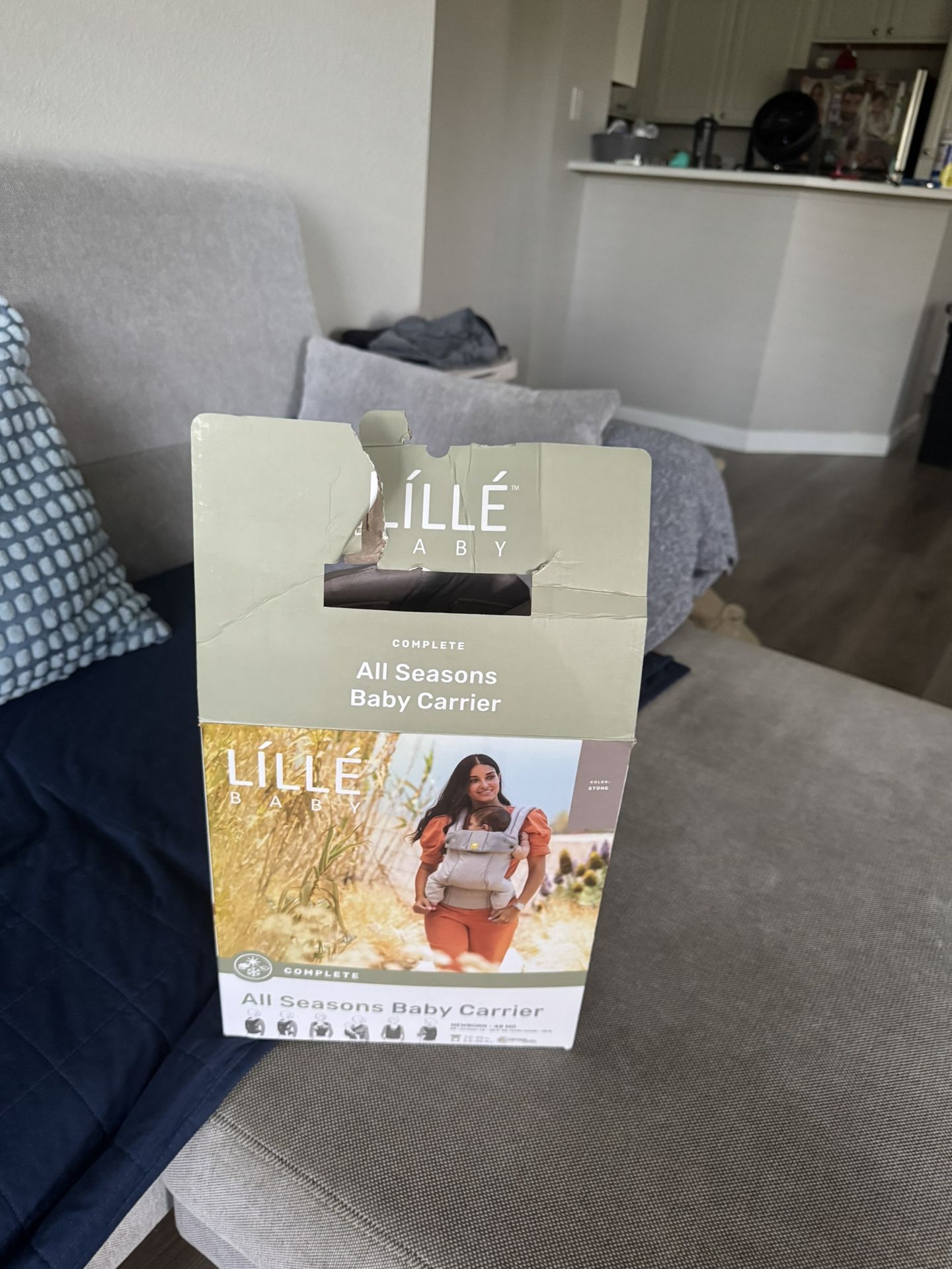 Lillé Baby Carrier New In Box All Seasons Carrier Never Used