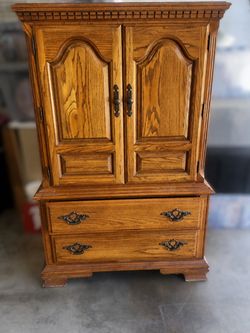 Solid Wood Armoire / Dresser