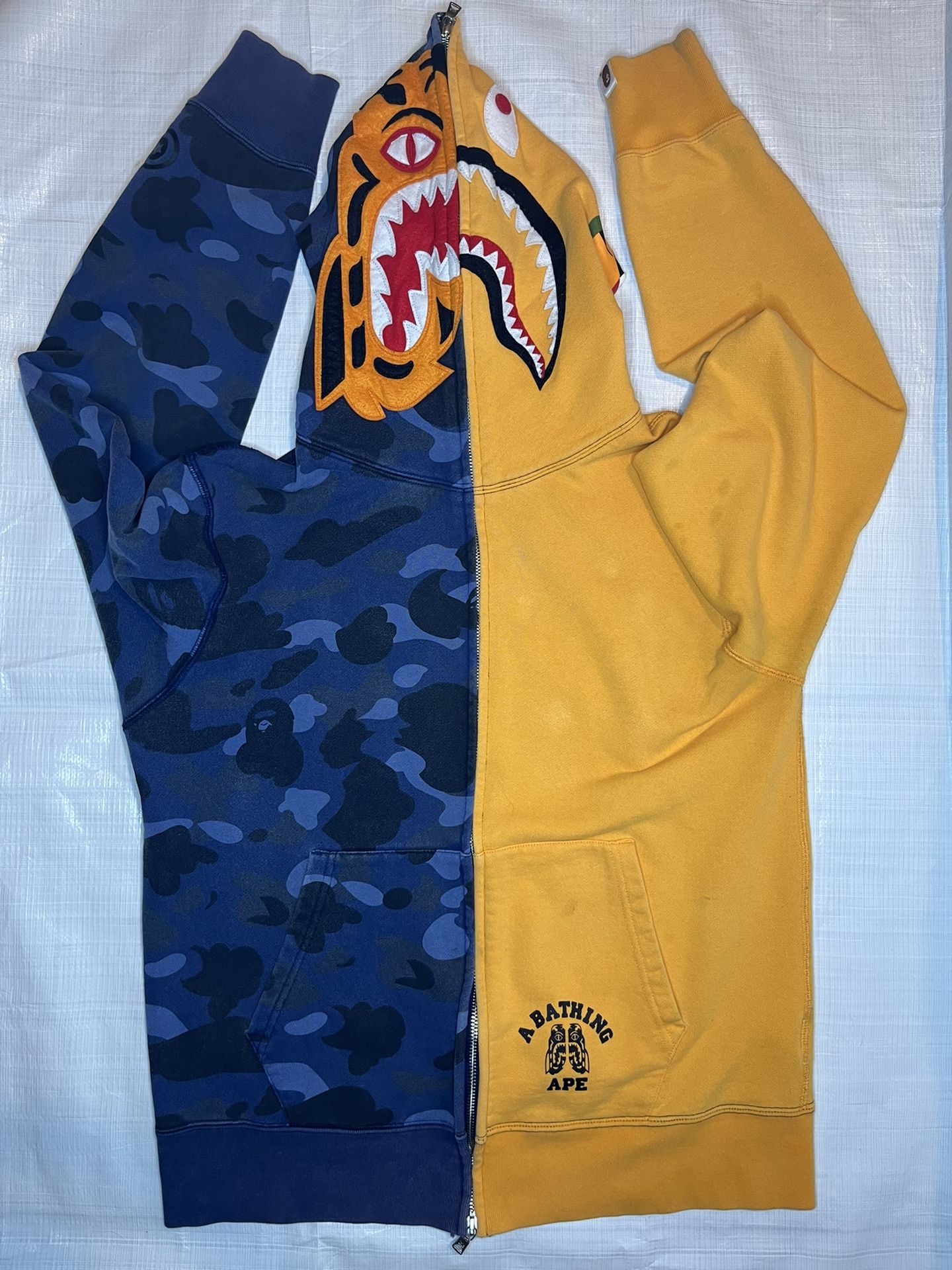 Bape Tiger Shark Full Zip Hoodie