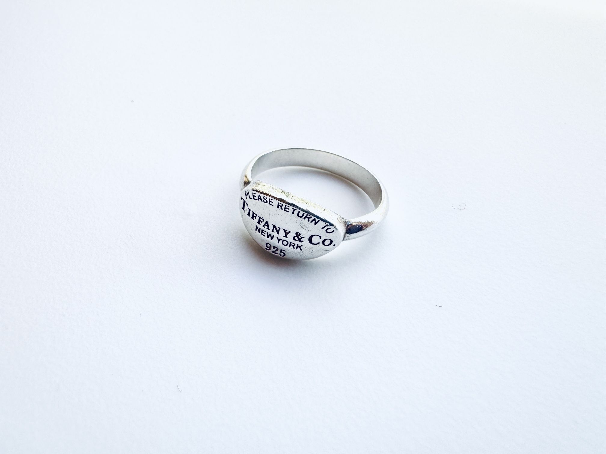 Tiffany & Co. Sterling Silver Return To Tiffany Oval Ring
