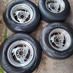 Set 4 Rines de Aluminio   5 X5.   15 X 8  Chevy Silverado 