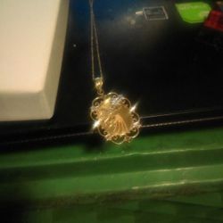 $20 10k gold plated  with  Angel Necklace