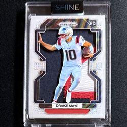 🔥🔥 Drake Maye 1/1 Custom Patch Card  🔥🔥