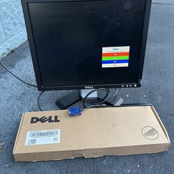 New Dell Computer Monitor With Keyboard 