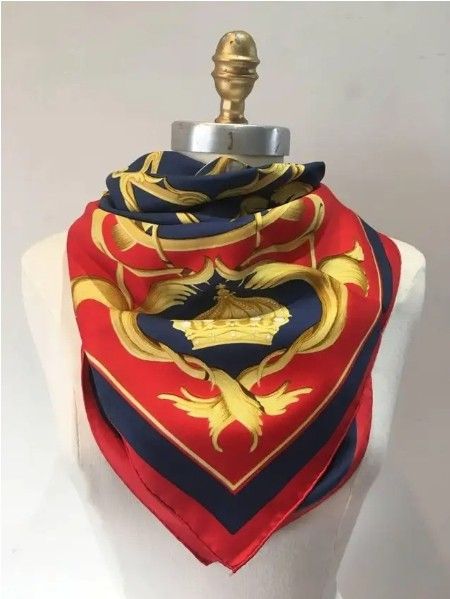 Hermes silk scarf Crown decor,All Products : American Fashion Style Bags On Sale