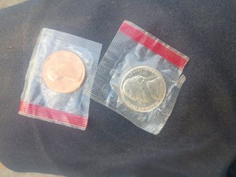 1980 D Penny/ 1980 D Nickel
