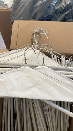 Metal clothing hangers
