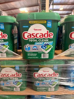 Cascade Total Clean Shine Boost ActionPacs 103 Count ONLY $9.99