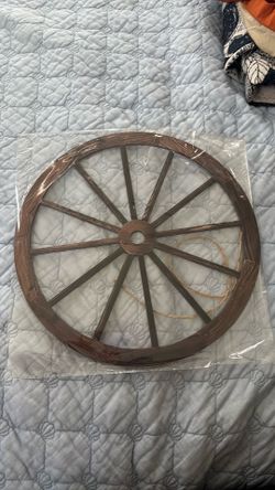 Old vintage wheel decor