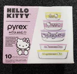LIMITED EDITION HELLO KITTY PYREX SET