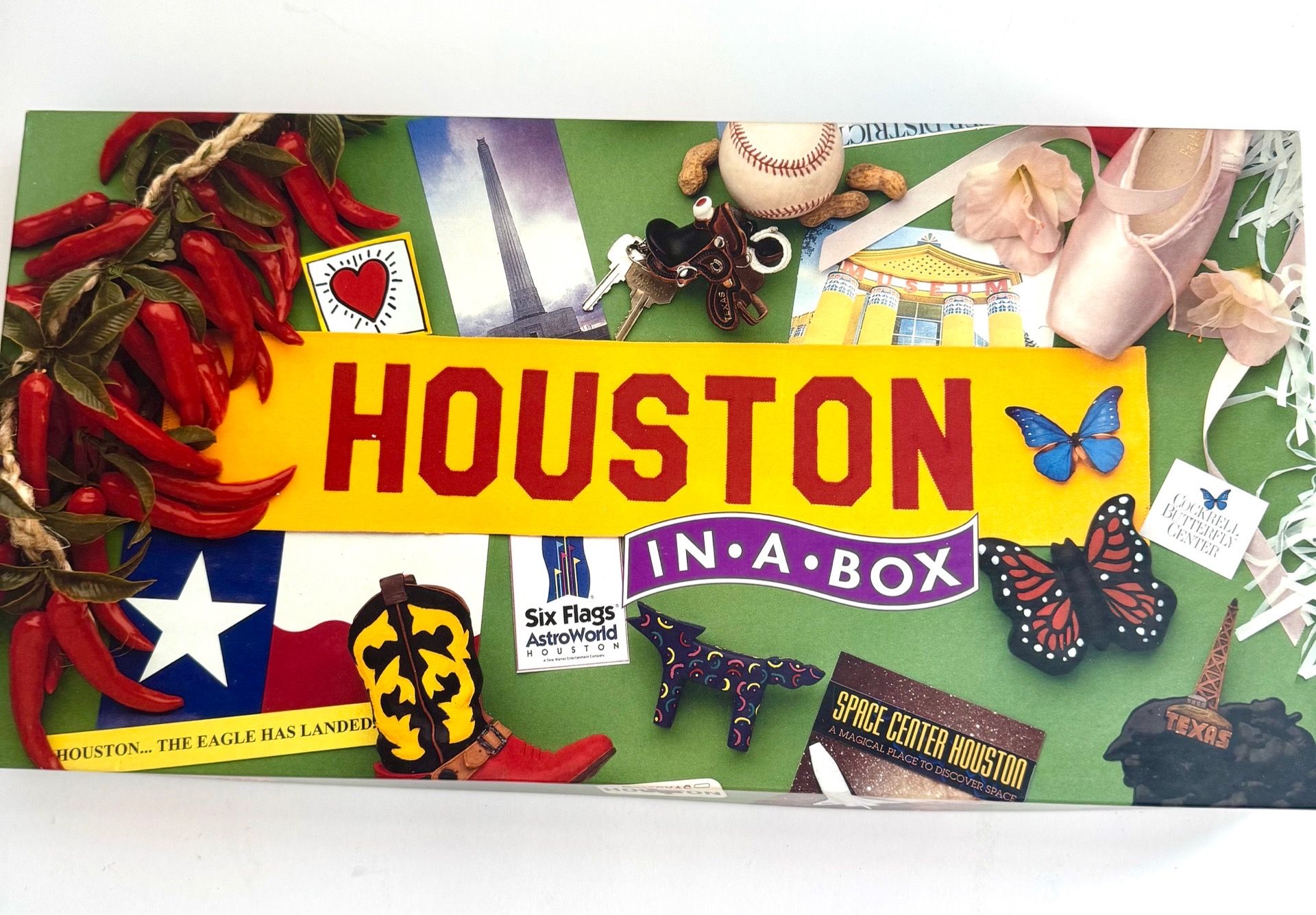 HOUSTON In A Box "Houston Opoly" Monopoly Style BOARD GAME for AGES 8+
