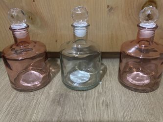 Glass Decor Bottles 