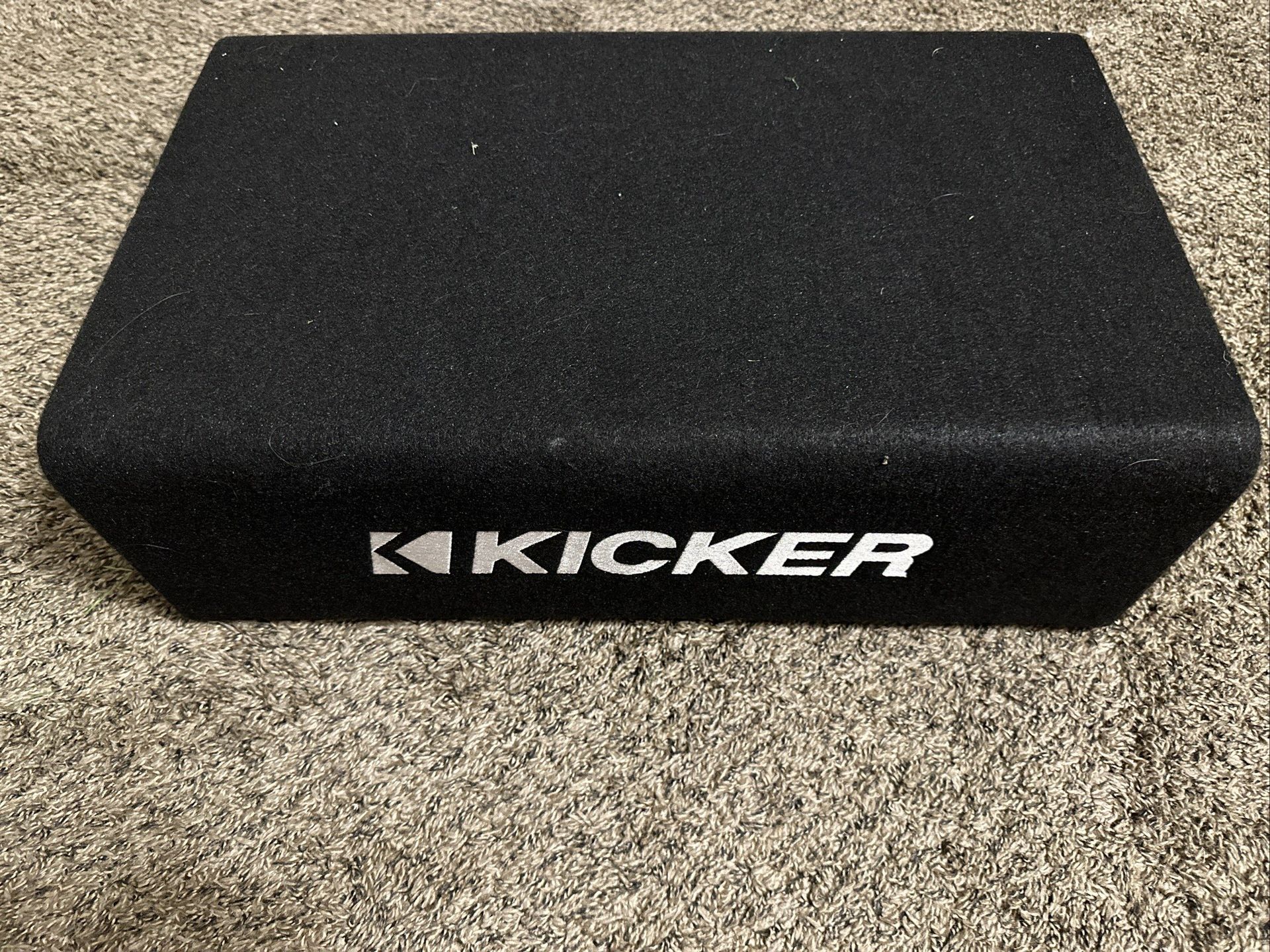 New Kicker 48CDF124 Comp 12" Down-Firing Loaded Subwoofer Enclosure