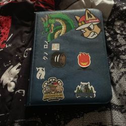 Card Binder With Rare Pokémon Cards, Old Hockey Cards, Old Football Cards, And Old, Basketball Cards And Soccer Cards. Good Condition Everything